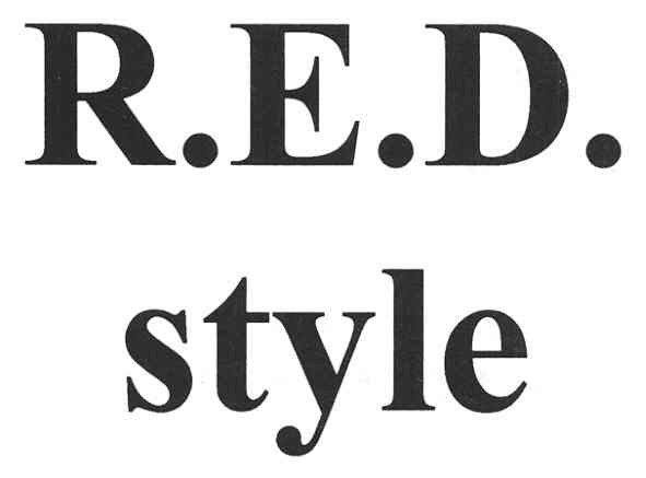 r.e.d. style