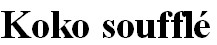 koko souffle