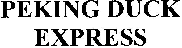 peking duck express