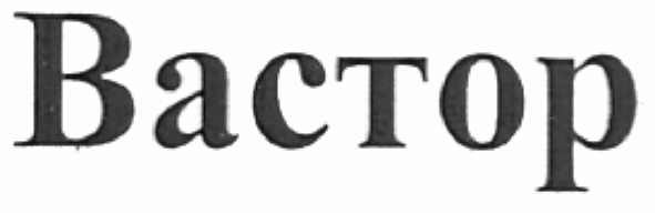 вастор