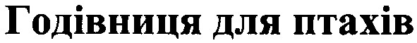 годівниця для птахів