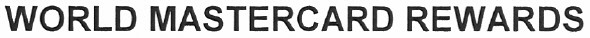 world mastercard rewards