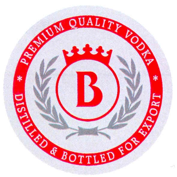 distilled & bottled for export