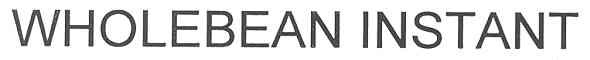 wholebean instant