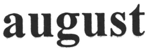 august