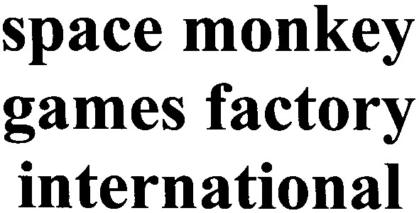 space monkey games factory international