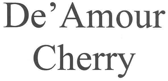 de`amour cherry