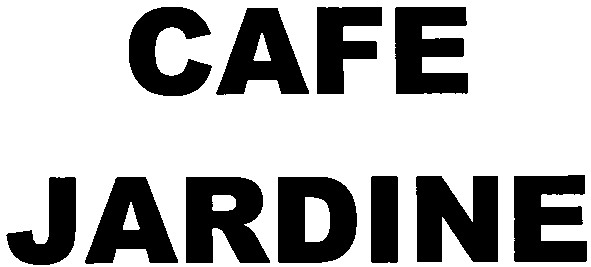 cafe jardine