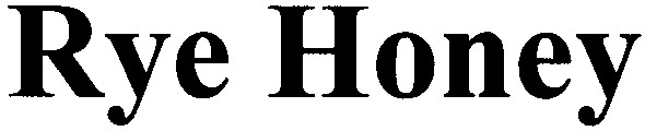 rye honey