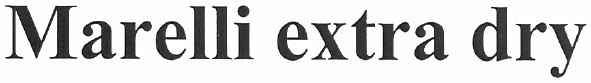 marelli extra dry