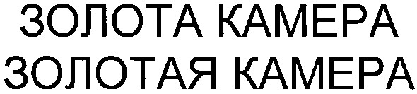 золотая камера