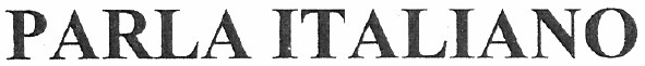 parla italiano