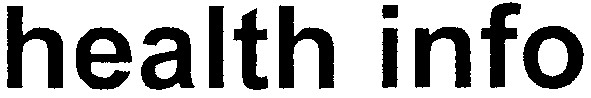 health info