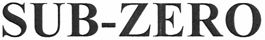 sub-zero