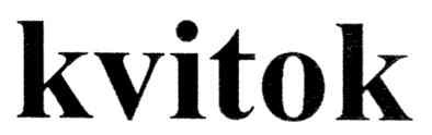 kvitok