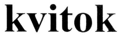 kvitok