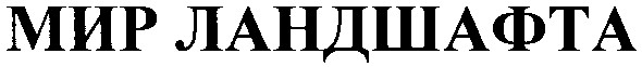 мир ландшафта