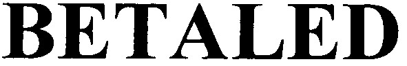 betaled