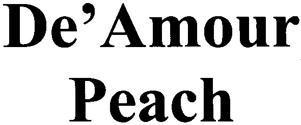 de`amour peach