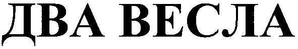 два весла