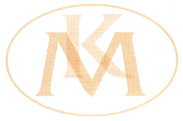 км