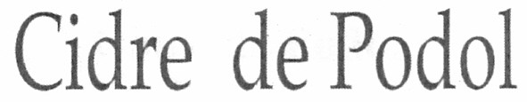 cidre de podol