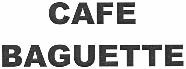cafe baguette