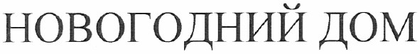 новогодний дом