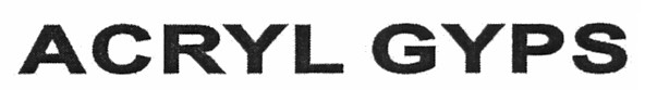 acryl gyps