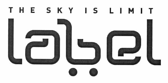 the sky is limit label