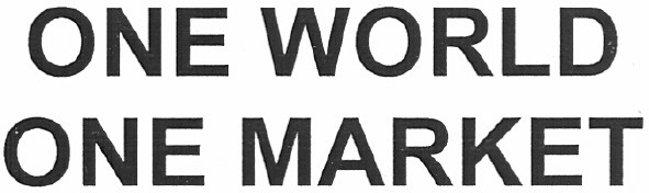 one world one market