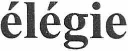 elegie