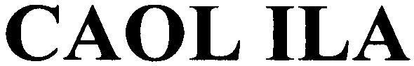 caol ila