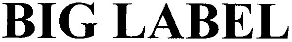 big label