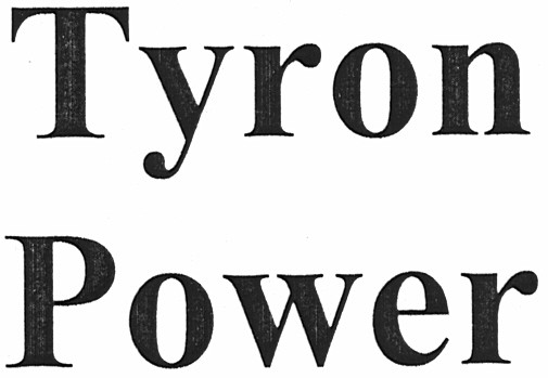tyron power