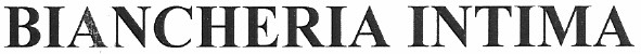 biancheria intima