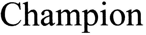 champion