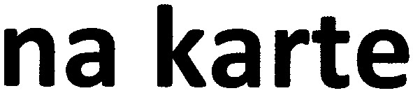 na karte