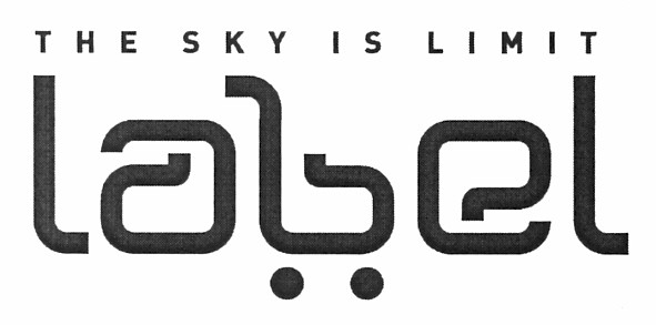 the sky is limit label