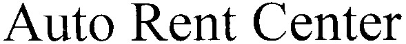auto rent center