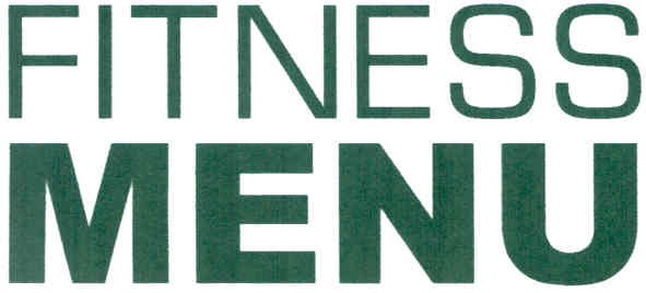 fitness menu