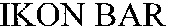 ikon bar