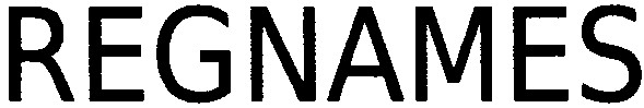 regnames