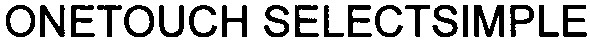 onetouch selectsimple