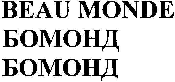 beau monde