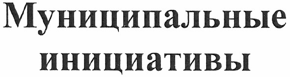 муниципальные инициативы
