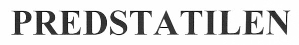predstatilen
