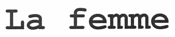 la femme