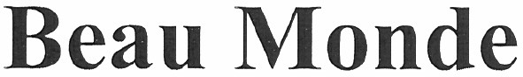 beau monde