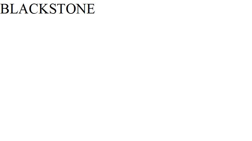blackstone